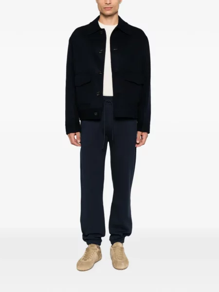 Pantaloni Woolrich alergare cu cordon albastru