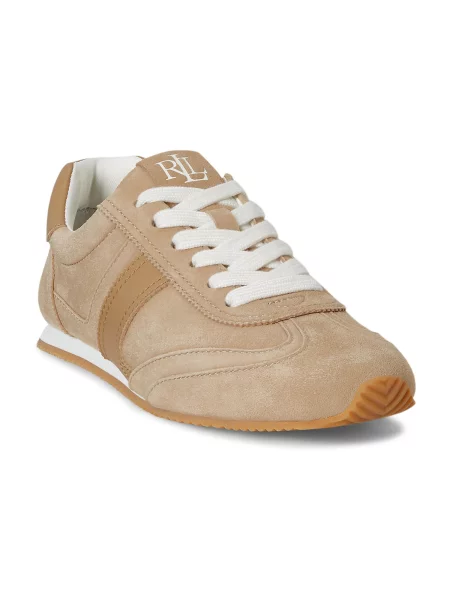 Sneakerși Lauren Ralph Lauren maro