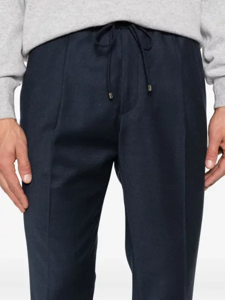 Pantaloni Briglia 1949 de lână cu cordon albastru