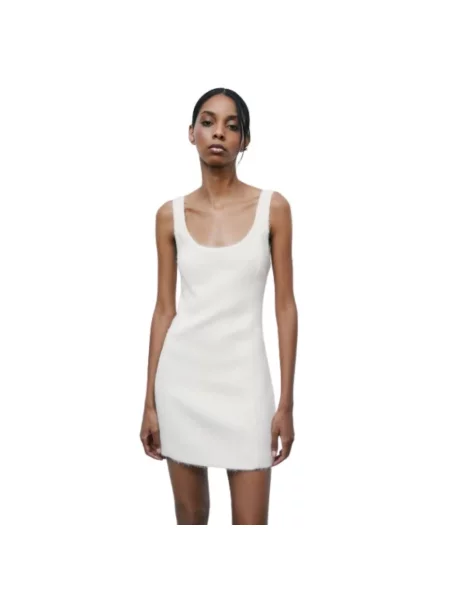 Mała mały sukienka mini Patrizia Pepe wełniana biała