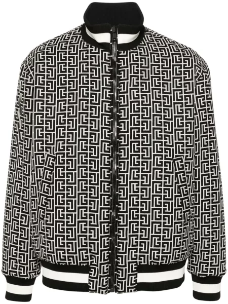 Kurtka bomber Balmain dwustronny czarny