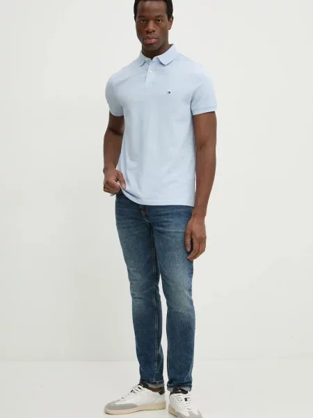 Polo majica Tommy Hilfiger modra