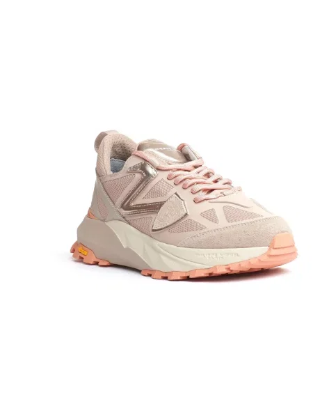Sneakersy Philippe Model skórzane różowe
