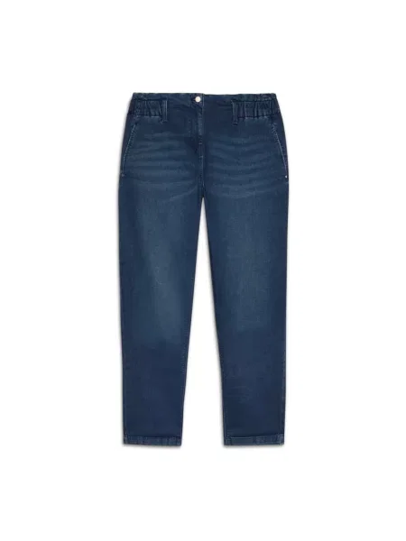 Jeansy Fiorella Rubino z kamieniami niebieskie