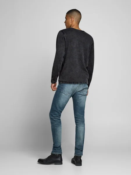 JACK & JONES Pulover JJLeo' negru