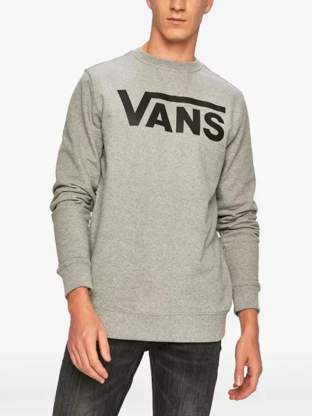 Pulover Vans cu imagine gri
