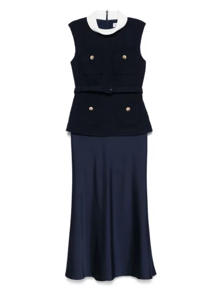 Rochie Self-portrait de costum albastru