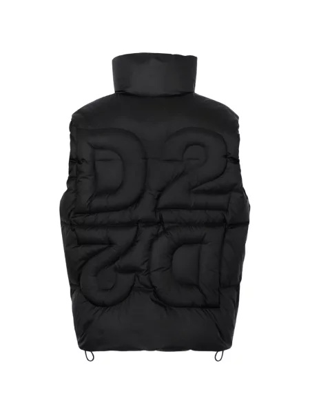 Vestă din puf Dsquared2 negru