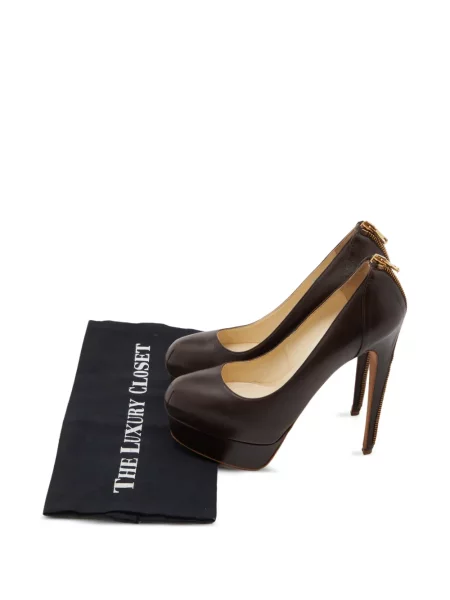 Platform talpú körömcipő Brian Atwood barna