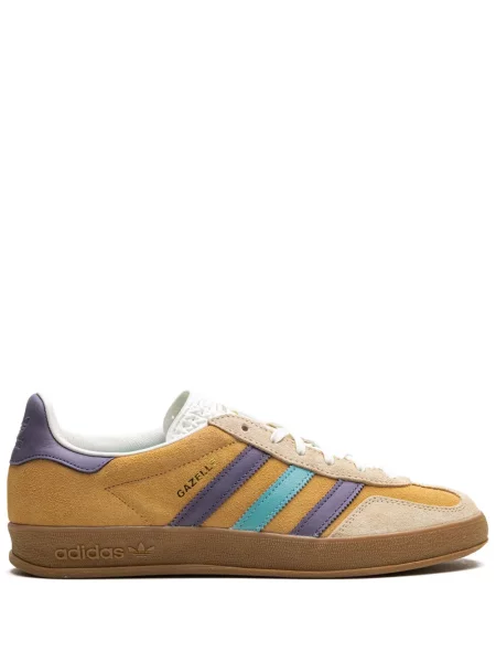 Sneakerși Adidas Gazelle din piele de căprioară galben