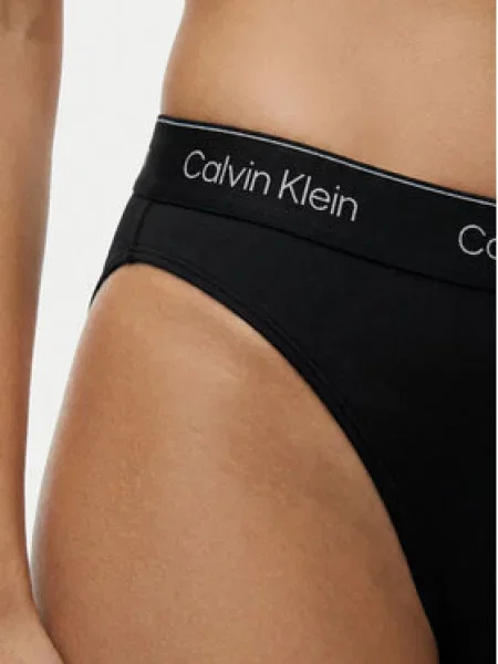 Calvin Klein Swimwear Bikinio kelnaitės / balta juoda