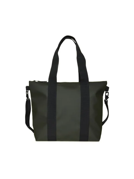 RAINS Shopper táska olíva / fekete zöld