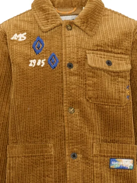 Kurtka dziecięca Scotch & Soda brązowa