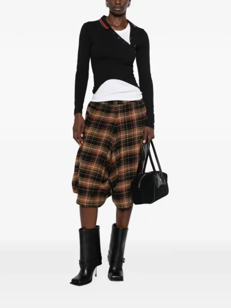 Lung top Vivienne Westwood asimetric negru