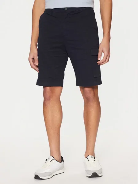 Kratke hlače iz tkanine Calvin Klein modra