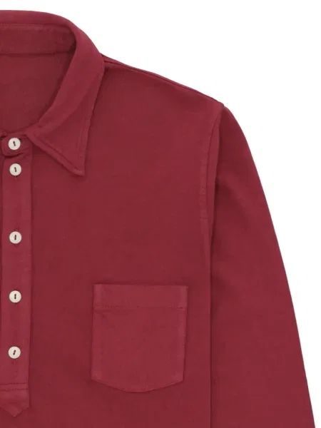 Tricou polo Fortela lung roșu