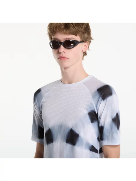 Tricou SOAR Race Tee White Black Kalidescope M alb