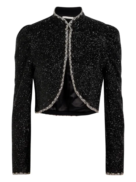 Geacă Alice + Olivia cu paiete negru
