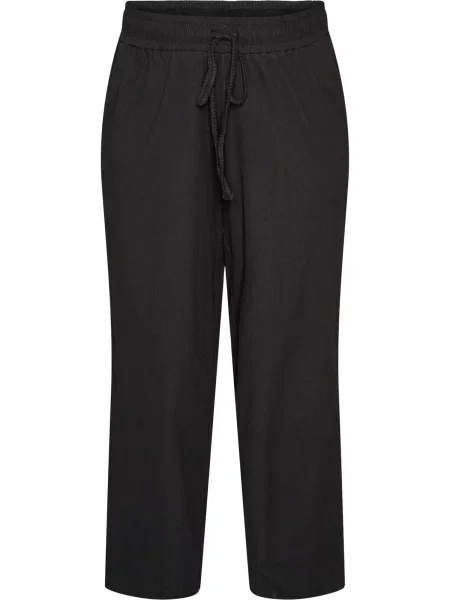Zizzi Pantaloni de pijama Mellie' negru