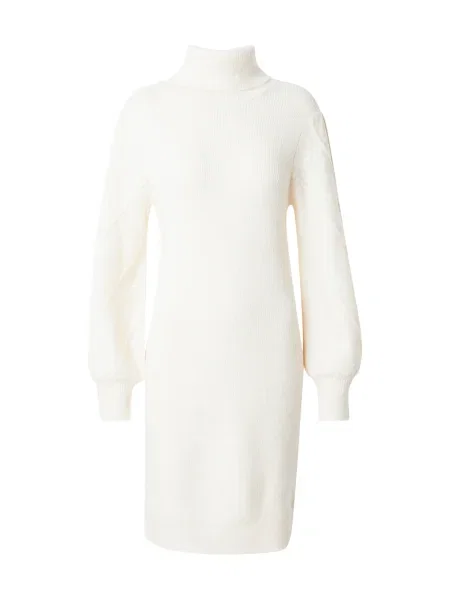 VILA Rochie tricotat natural alb