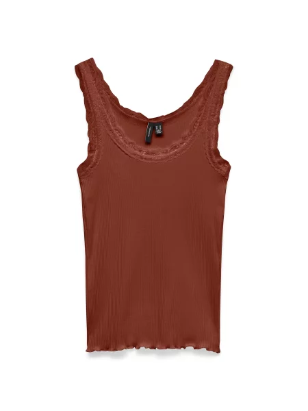 VERO MODA Top VMNana merlotová