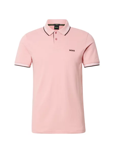 BOSS Majica Paul roza črna
