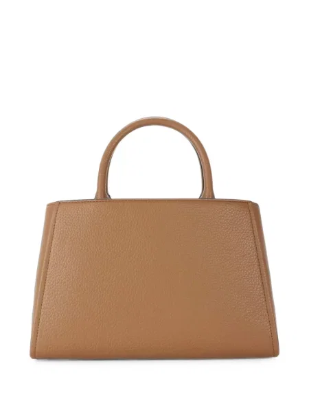 Shopper torbica Elisabetta Franchi s autogramom smeđa