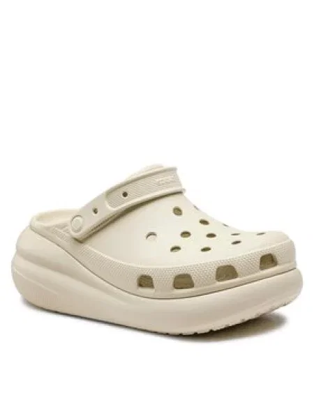 Klasické pantofle Crocs béžové