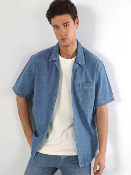 Сорочки Colin’s комбінований верх блакитний