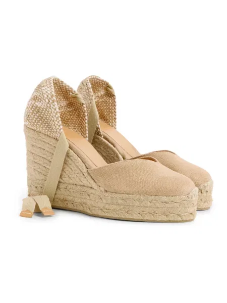 Espadryle Castañer beżowe