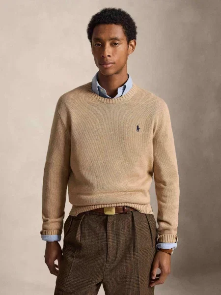 Polo Ralph Lauren Pulover închis bej