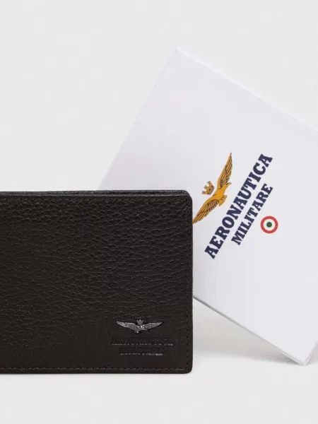 Кожаный кошелек Aeronautica Militare