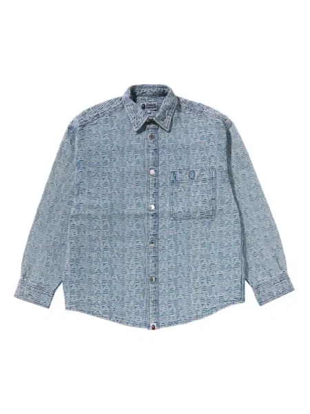 Cămașă A Bathing Ape® cu imagine albastru