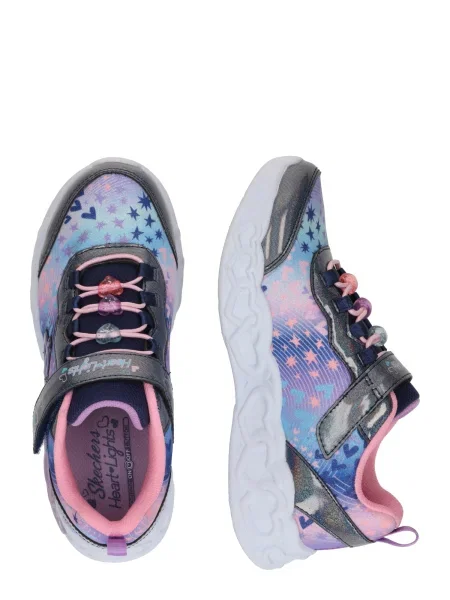 SKECHERS Superge Infinite Heart Lights mornarska / kraljevo modra / lila / roza vijolična