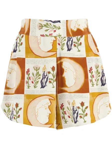 Szorty Paula z krepy żółte