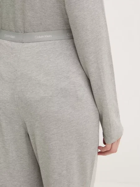Calvin Klein Underwear kétrészes női pizsama modállal szürke
