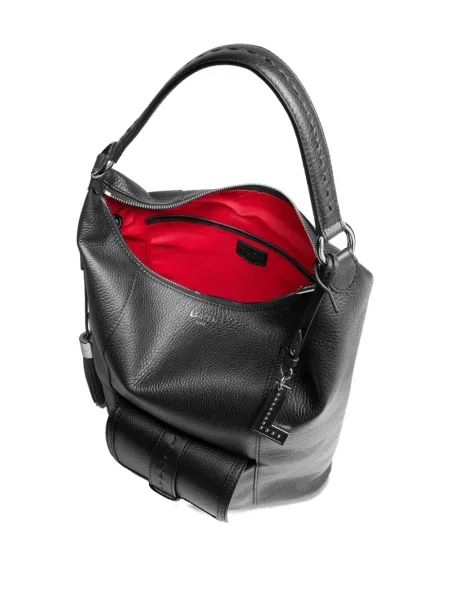 Geanta de piele Lancel din piele negru