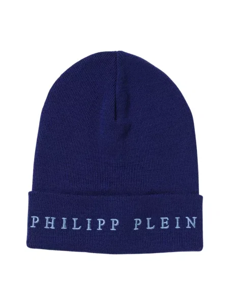 Czapka Philipp Plein z logo niebieska