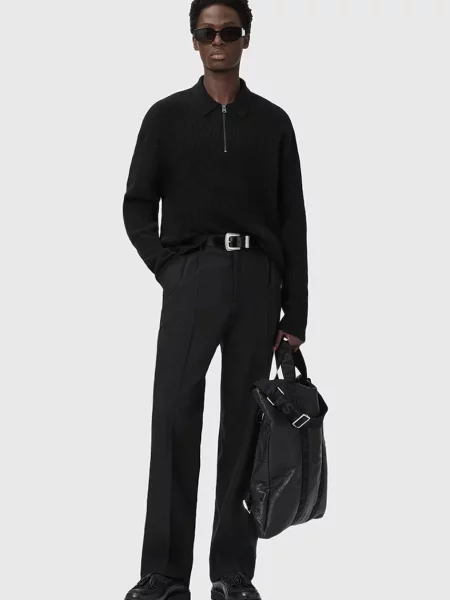 Шерстяной свитер Allsaints черный