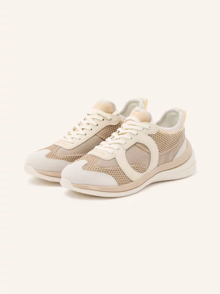Sneakersy Ferragamo beżowe
