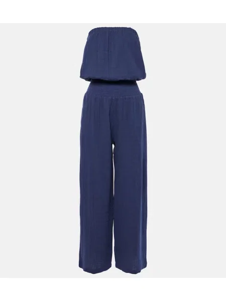 Kombinezon Melissa Odabash bez ramiączek niebieski