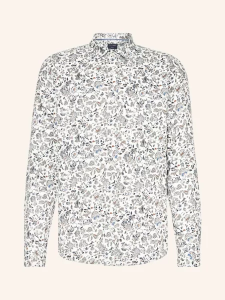 Olymp Koszula Slim Fit weiss biała