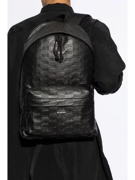 Plecak Balenciaga skórzany czarny