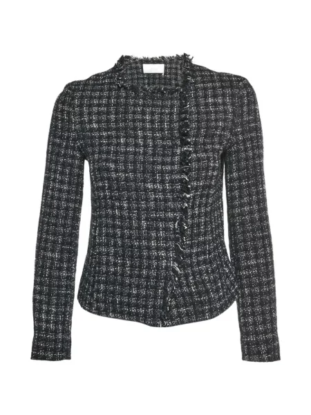 Geacă Boss din tweed negru