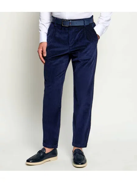 Pantaloni Eleventy de catifea