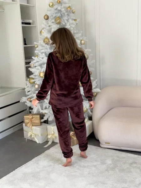Пижама пижама Cosy коричневая