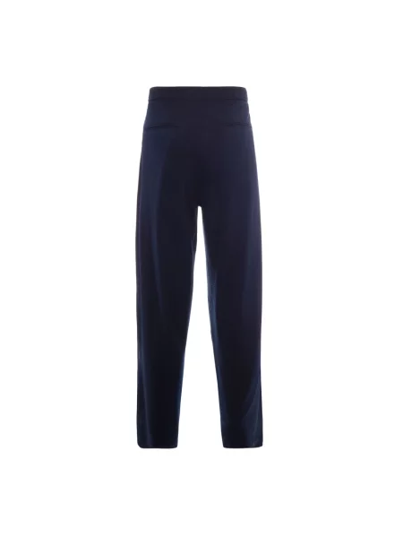 Spodnie Emporio Armani niebieskie