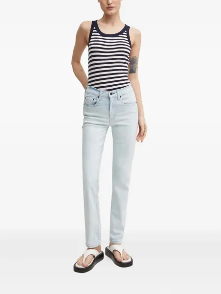 Retro lepršave traperice Levi's® lepršave s izlizanim efektom plava