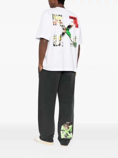 Tricou Off-white cu imagine alb