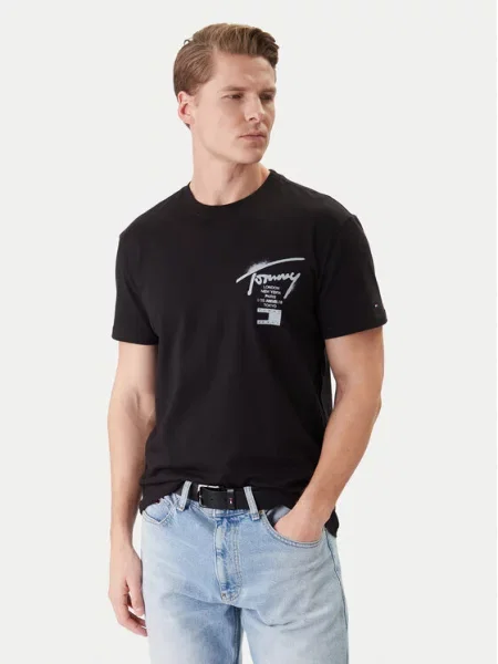 Tommy Jeans T-Shirt czarny